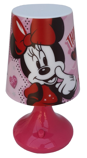 Luce Lampada Minnie Mouse DISNEY Comodino a Batterie Confezione Regalo - Wd21232