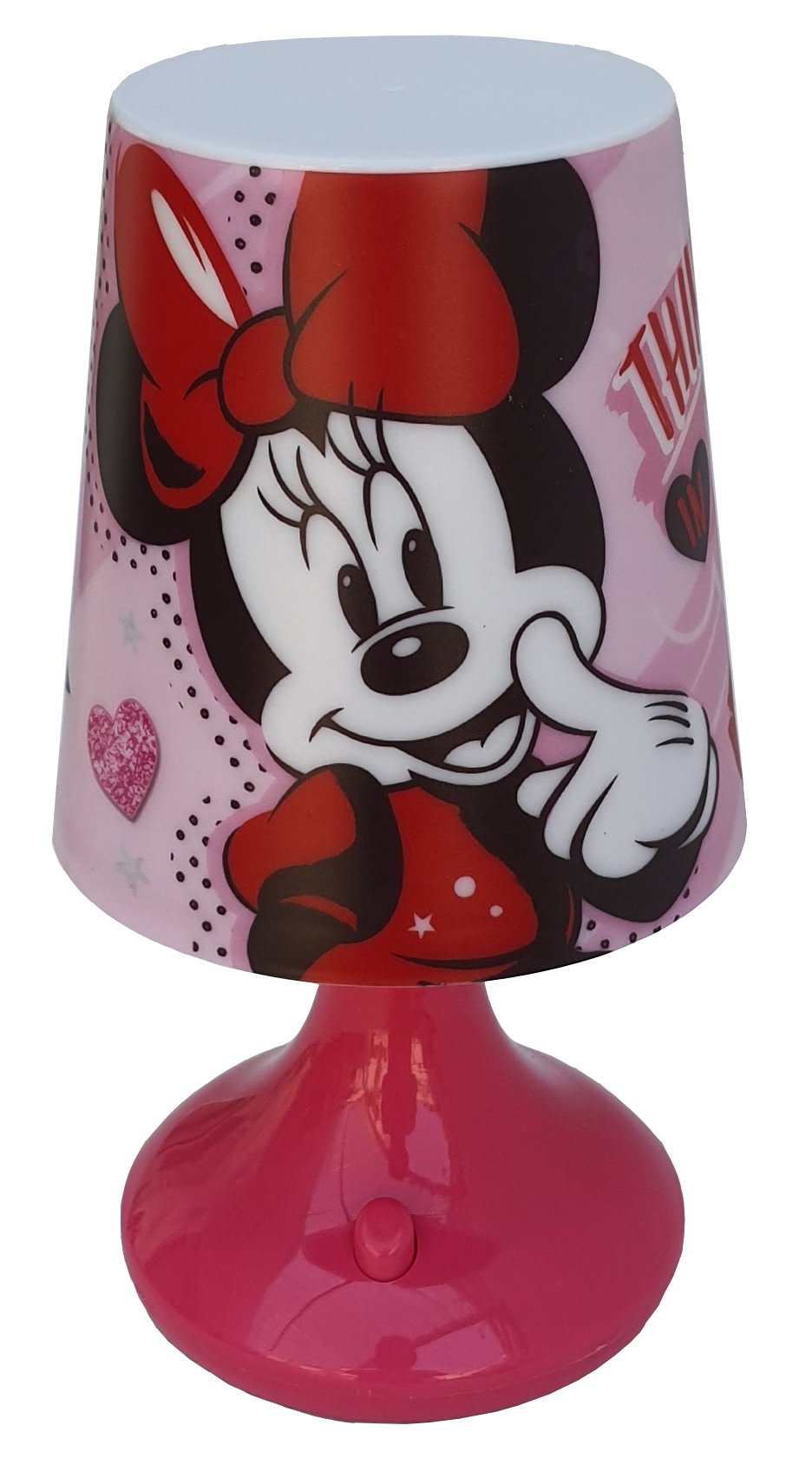 Luce Lampada Minnie Mouse DISNEY Comodino a Batterie Confezione Regalo - Wd21232