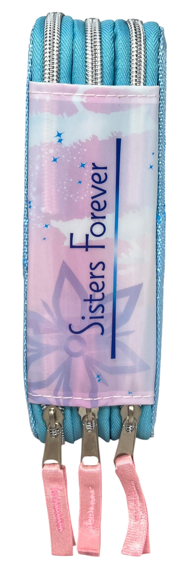 Astuccio Scuola 3d Frozen DISNEY Elsa Anna Multiscomparto 3 Zip Pastelli Fila Pennarelli Giotto - Fr0632