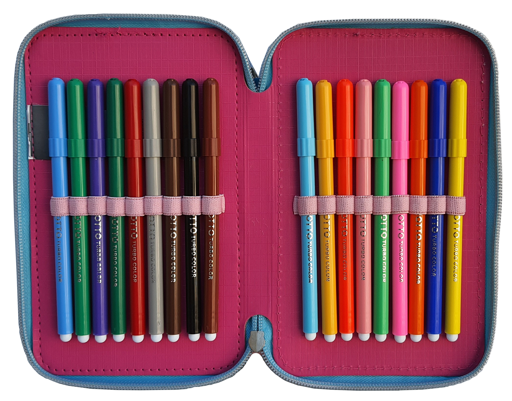 Astuccio Scuola 3d Frozen DISNEY Elsa Multiscomparto 3 Zip Pastelli Fila Pennarelli Giotto - Fzn0632