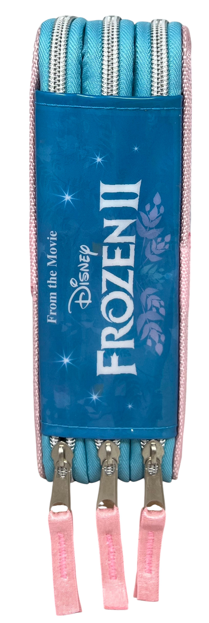 Astuccio Scuola 3d Frozen DISNEY Elsa Multiscomparto 3 Zip Pastelli Fila Pennarelli Giotto - Fzn0632