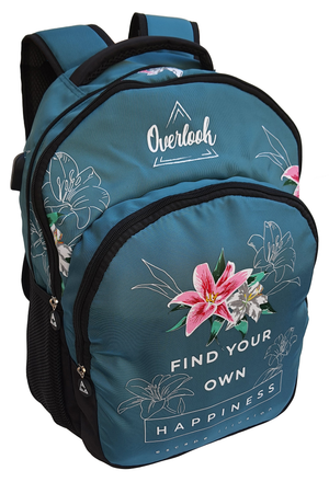 Zaino Overlook Multitasche Scuola Viaggio Tempo Libero 46x31x15 CM - Ov0602a/v