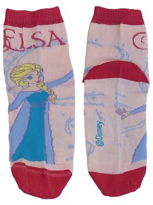 Calzini Frozen DISNEY Elsa Anna in Cotone Mercerizzato 4 Paia Taglie 23/34 - Fro0619