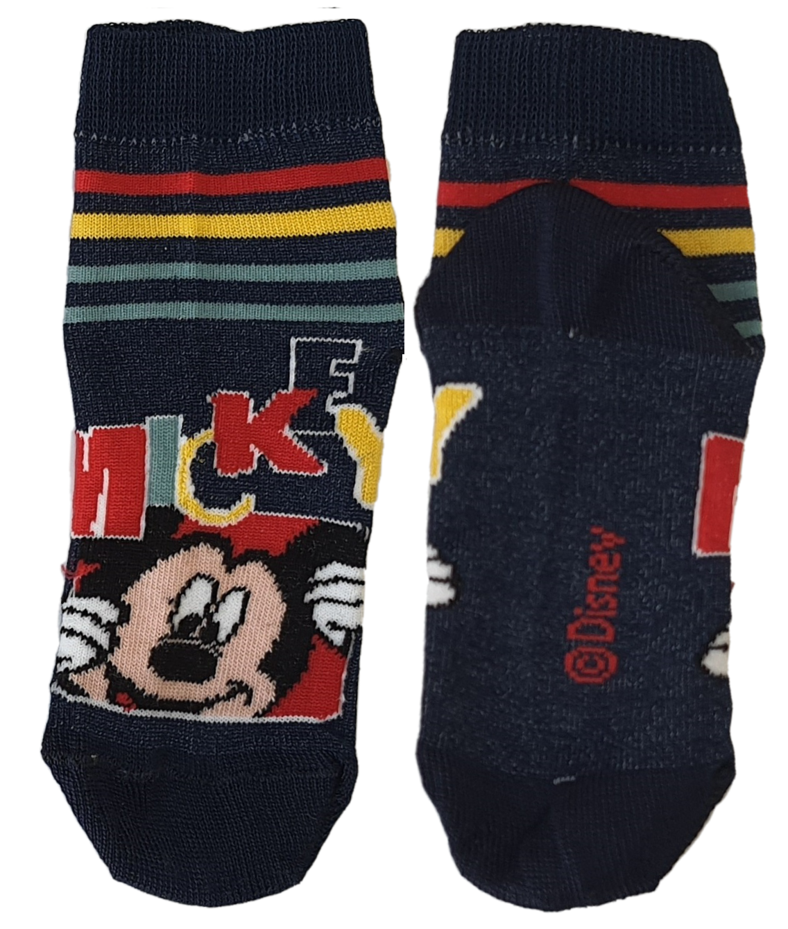 Calzini Mickey Mouse DISNEY Topolino in Cotone Mercerizzato 4 Paia Taglie 23/34 - Mik485