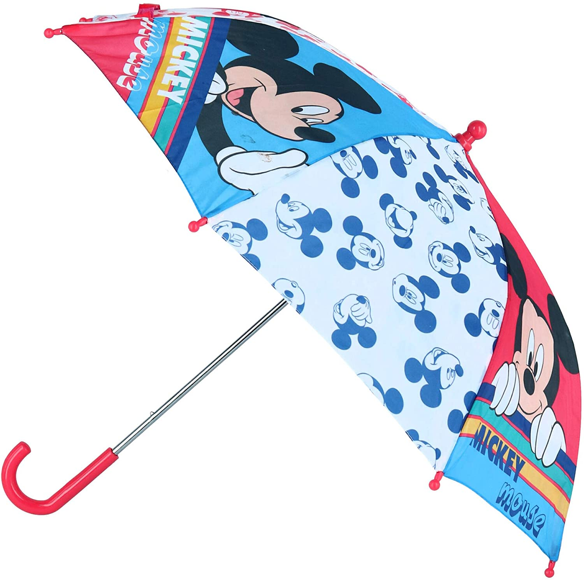 Ombrello Mickey Mouse DISNEY Topolino 8 Raggi 67 CM Bambino - Wd21487