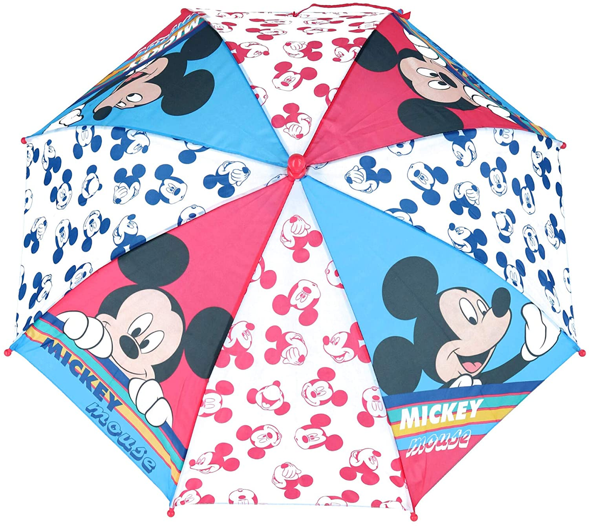 Ombrello Mickey Mouse DISNEY Topolino 8 Raggi 67 CM Bambino - Wd21487