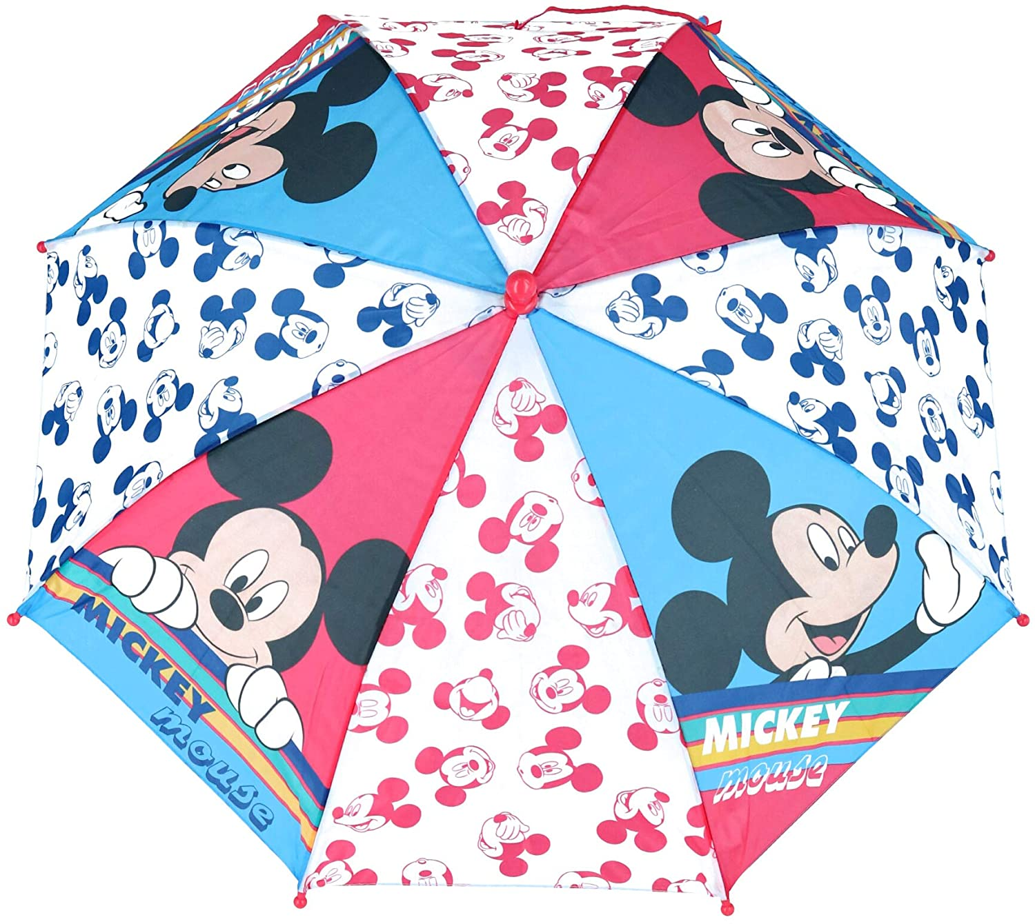 Ombrello Mickey Mouse DISNEY Topolino 8 Raggi 67 CM Bambino - Wd21487