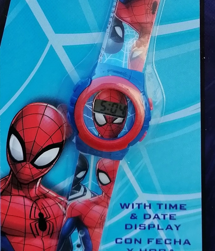Orologio da Polso Digitale Spiderman MARVEL Uomo Ragno in Confezione Regalo - Wd15761