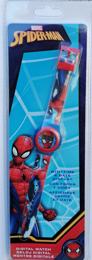 Orologio da Polso Digitale Spiderman MARVEL Uomo Ragno in Confezione Regalo - Wd15761