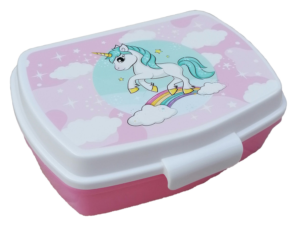 Set Unicorno Bicchiere con Cannuccia + Portamerenda Bpa Free - Uni22/2pz