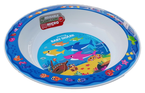 Piatto Fondo Baby Shark in Plastica Microonde Cm. 20 - St13548