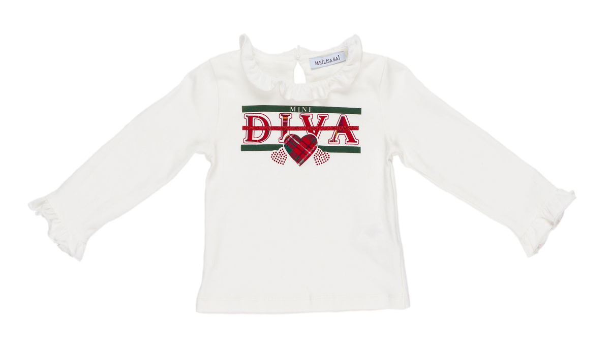 T-Shirt M.l. Meilisa Bai Neonata Bambina 9/36 Mesi  - Fl3480