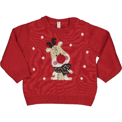 Maglione T-Shirt M.l. Maglietta Neonata Mauli 3/12 Mesi 20% Co 50% Pc 20% Vi 10% Wo- 96604.00.56m