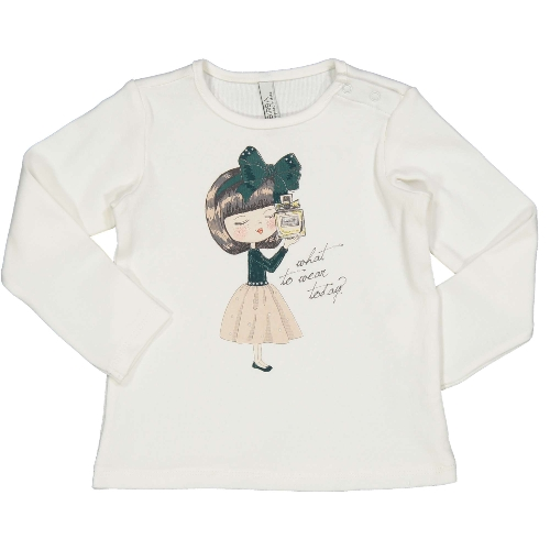 T-Shirt M.l. Maglietta Neonata Mauli 6/24 Mesi 96%co 4%ea - 94083.00.10n