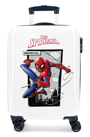 Trolley Spiderman MARVEL Valigia da Viaggio Cm. 55 in ABS - 4651761
