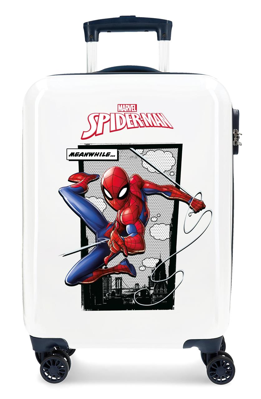 Trolley Spiderman MARVEL Valigia da Viaggio Cm. 55 in ABS - 4651761