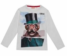 T-Shirt M.l. Bianca Bambino 6/14 Anni Ubs2 100%co - H209243