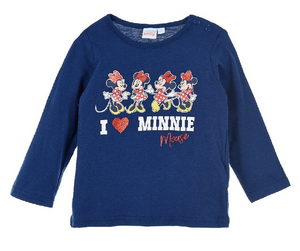 T-Shirt Minnie Mouse DISNEY Maglietta Neonata Sun City 6/24 Mesi - Th0002/b