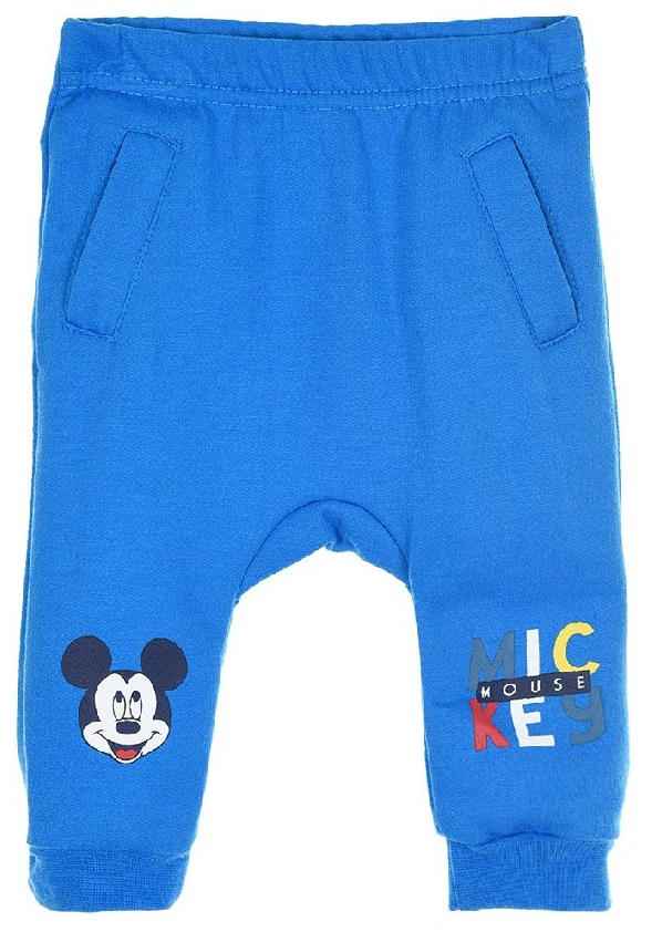 Pantalone Tuta Topolino DISNEY Neonato Bambino Sun City 6/24 Mesi - Th0022azzurro
