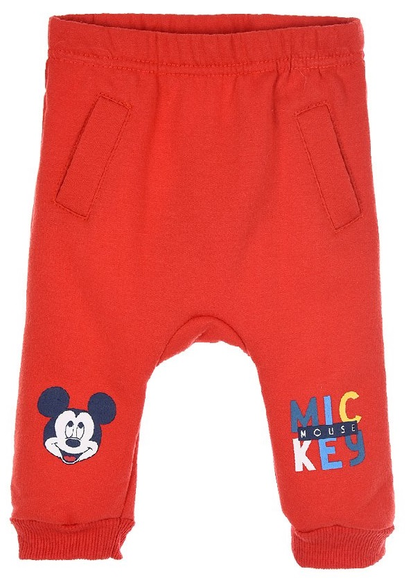 Pantalone Tuta Topolino DISNEY Neonato Bambino Sun City 6/24 Mesi - Th0022rosso