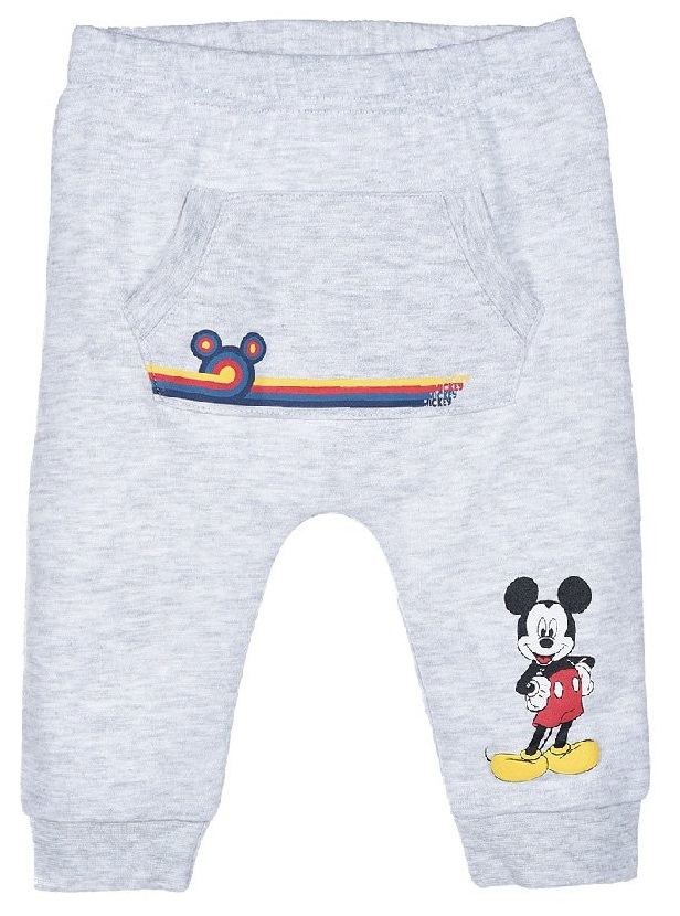 Pantalone Tuta Topolino DISNEY Neonato Bambino Sun City 6/24 Mesi - Th0023grigio