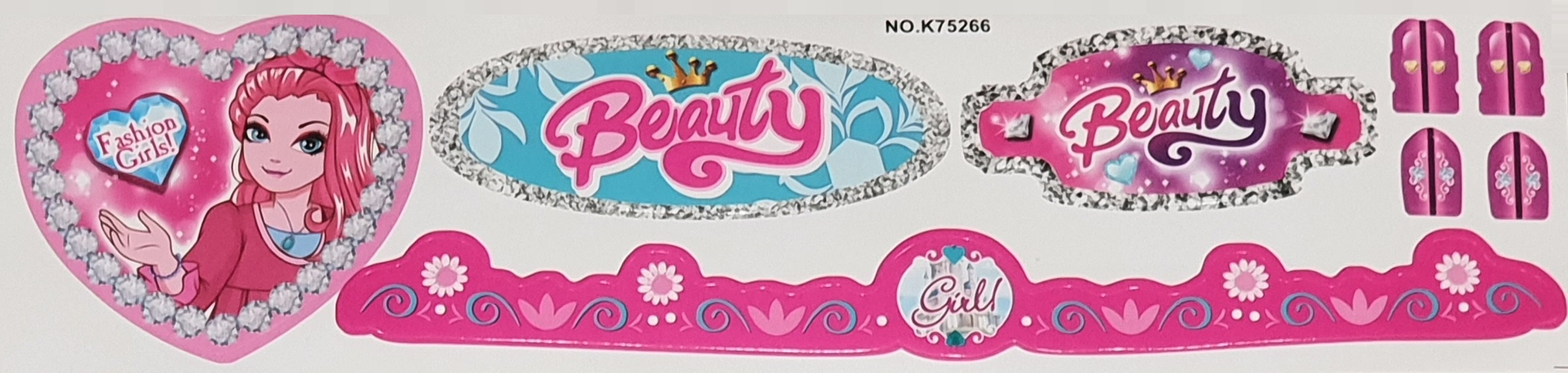 Specchiera con Luci e Suoni Orecchini Anelli Bracciali Spazzola Asciugacapelli Funzionante in Confezione Regalo - Toy0270/r