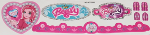 Specchiera con Luci e Suoni Orecchini Anelli Bracciali Spazzola Asciugacapelli Funzionante in Confezione Regalo - Toy0270/r