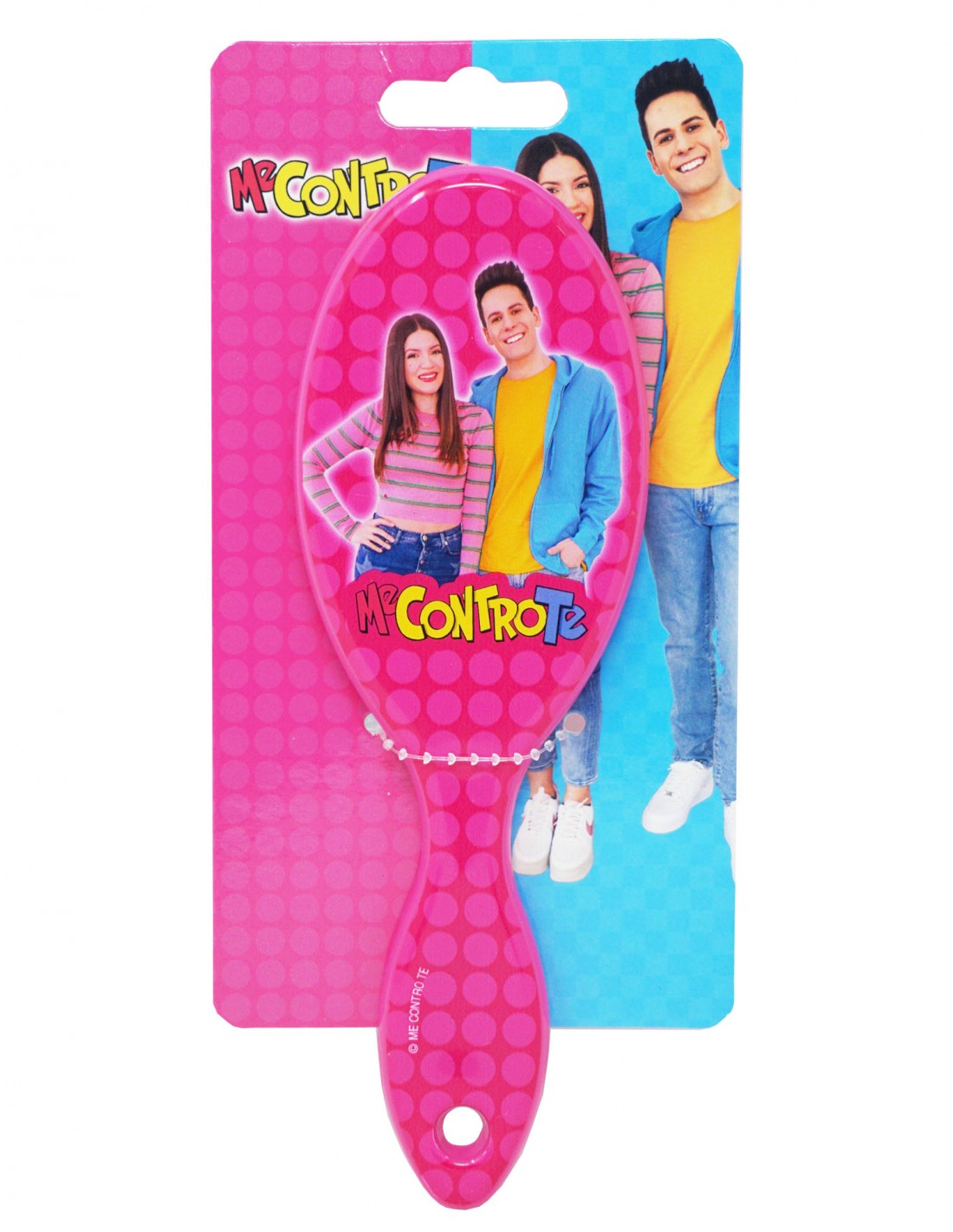 Spazzola per Capelli Me Contro Te Sofì Luì Team Trote 17x6,5 CM - J01679mc