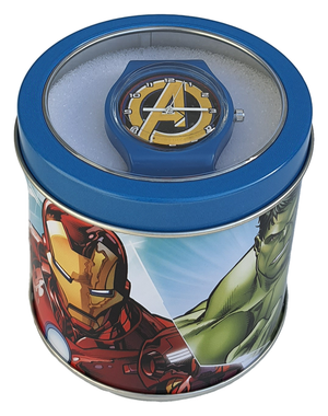 Orologio Avengers MARVEL da Polso Analogico in Scatola di Latta - Mv15782