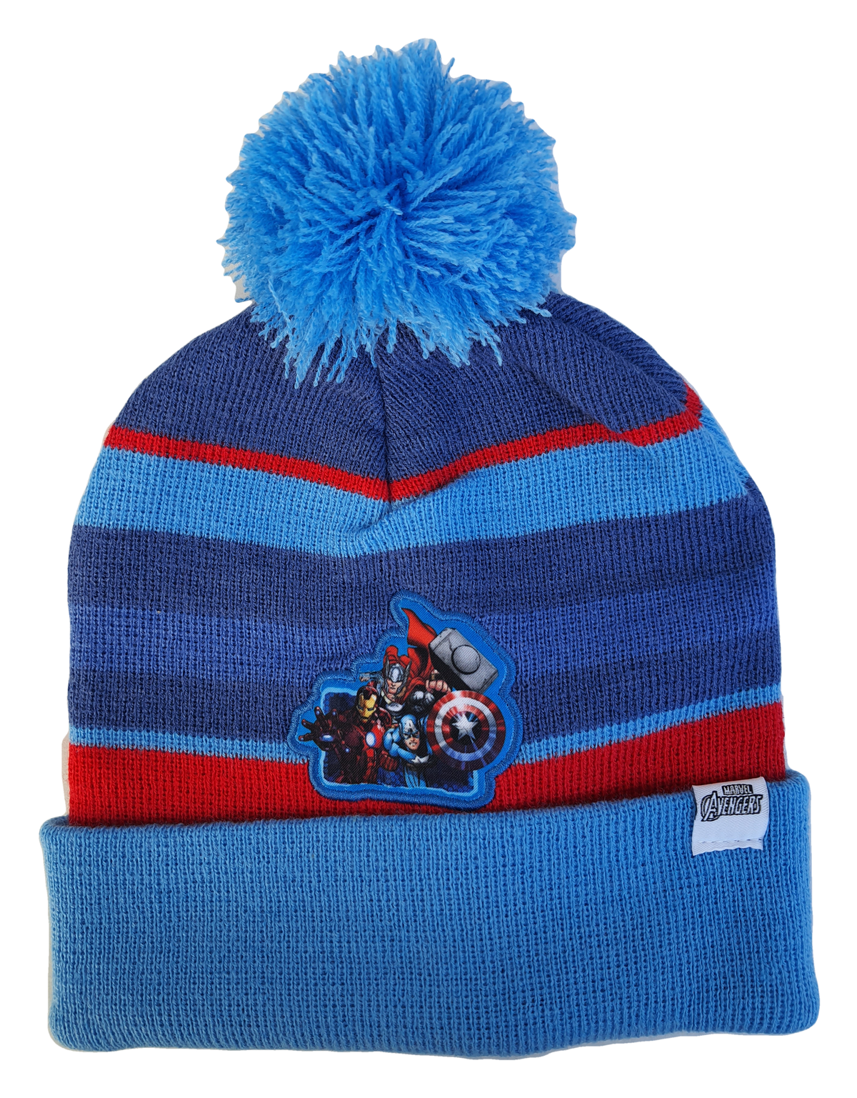 Cappello Invernale con Pon Pon Avengers MARVEL Taglia Unica - Av2044-1064celeste