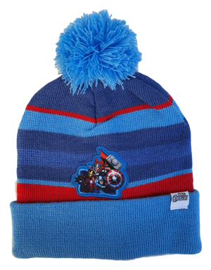 Cappello Invernale con Pon Pon Avengers MARVEL Taglia Unica - Av2044-1064celeste