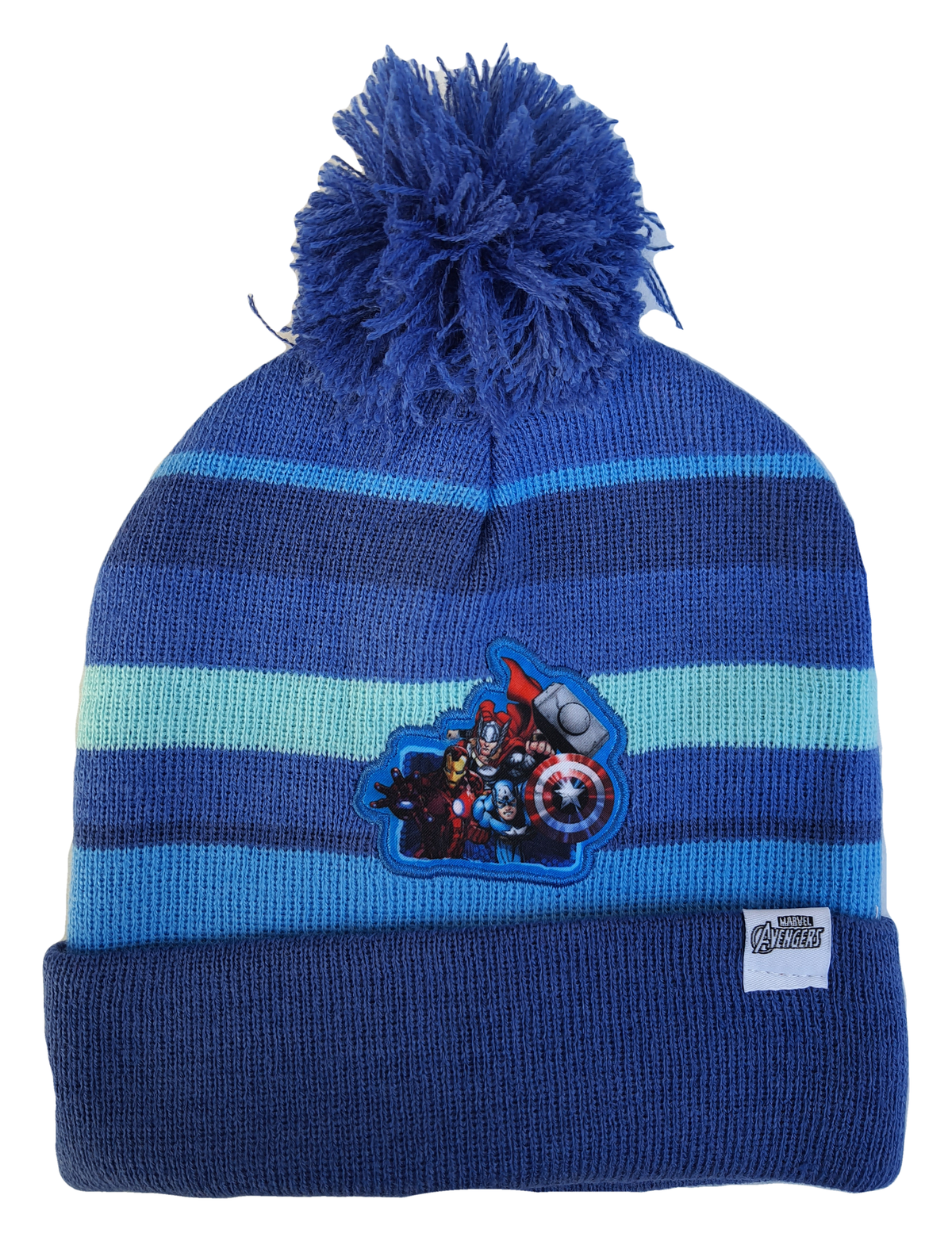 Cappello Invernale con Pon Pon Avengers MARVEL Taglia Unica - Av2044-1064blu