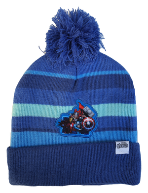 Cappello Invernale con Pon Pon Avengers MARVEL Taglia Unica - Av2044-1064blu