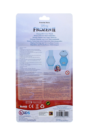 Orologio da Polso Digitale Frozen Ii DISNEY con 10 Coperchi Intercambiabili - Wd21124