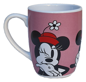 Tazza Mug Minnie Mouse DISNEY Ceramica Conica Ml. 340 con Confezione - Wd21446/2