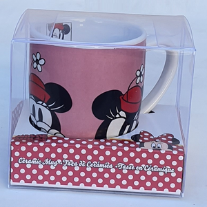 Tazza Mug Minnie Mouse DISNEY Ceramica Conica Ml. 340 con Confezione - Wd21446/2