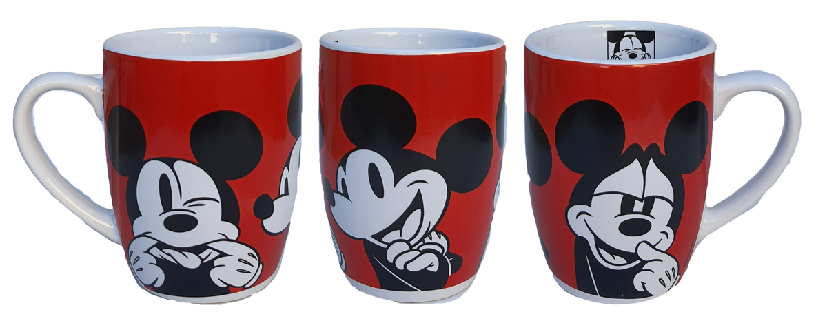 Tazza Mug Mickey Mouse DISNEY Topolino Ceramica Conica Ml. 340 con Confezione - Wd21445/1