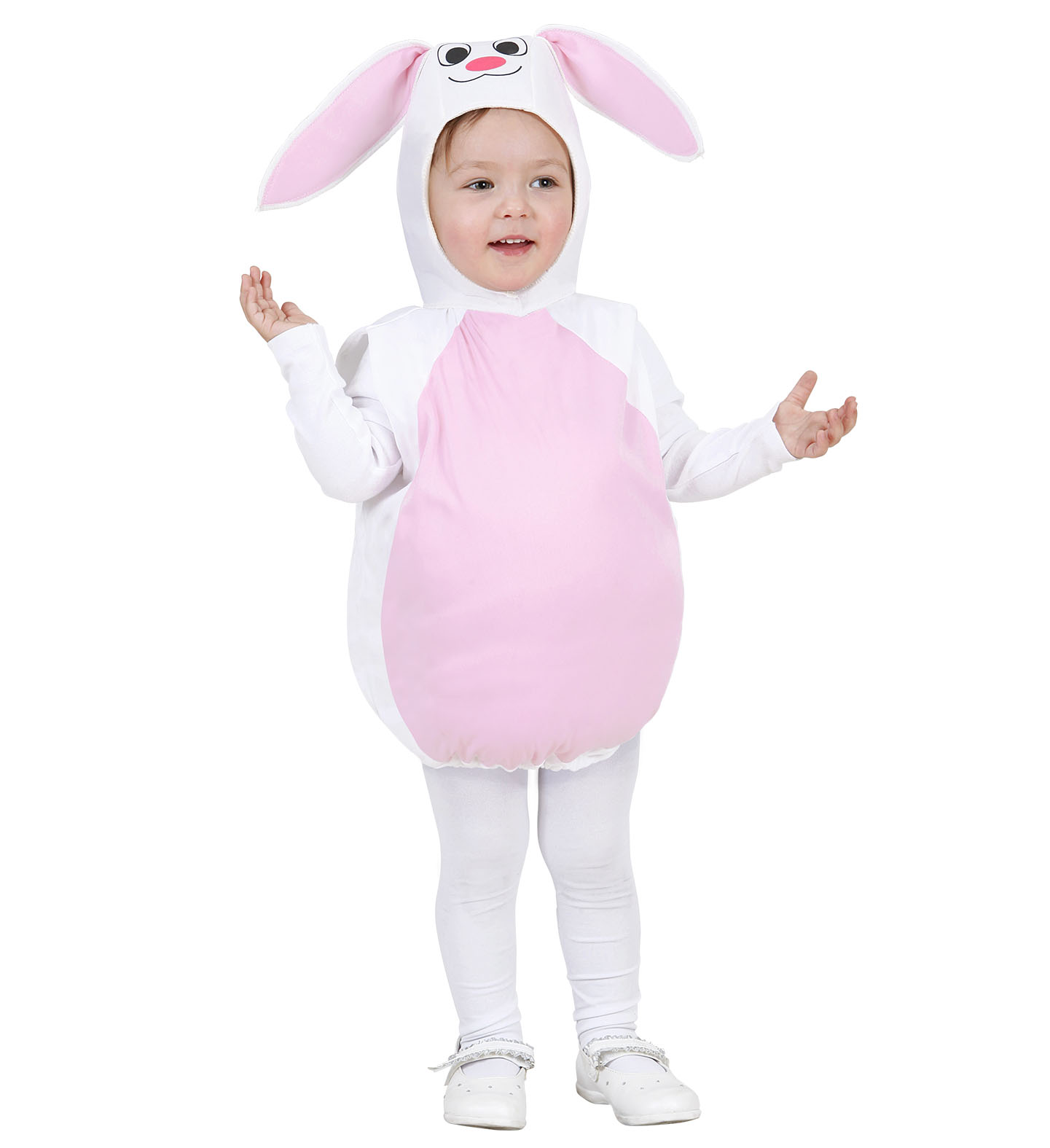 Costume Vestito Abito Travestimento Carnevale Coniglietto Costume e Copricapo 1/3 Anni - 1898b