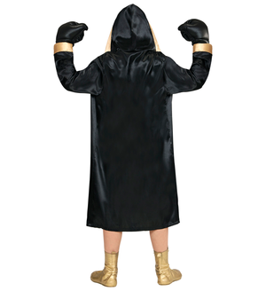 Costume Vestito Abito Travestimento Carnevale Campione Del Mondo di Pugilato Accappatoio Pantaloncini Guantoni e Cintura 8/16 Anni - 1929