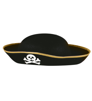 Cappello Pirata Accessori Abito Vestito Carnevale Bambino - 3413p
