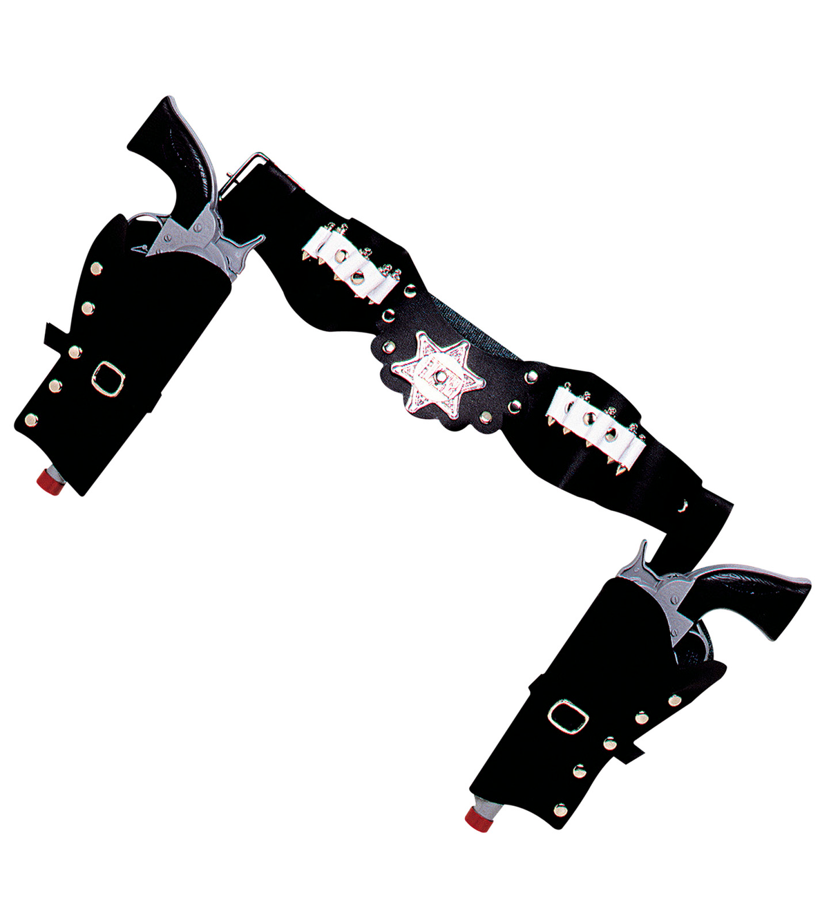 Cinturone Cowboy con Doppia Fondina Accessori per Abito Vestito Travestimento Carnevale Bambino