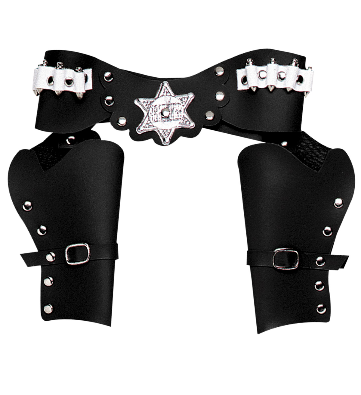 Cinturone Cowboy con Doppia Fondina Accessori per Abito Vestito Travestimento Carnevale Bambino