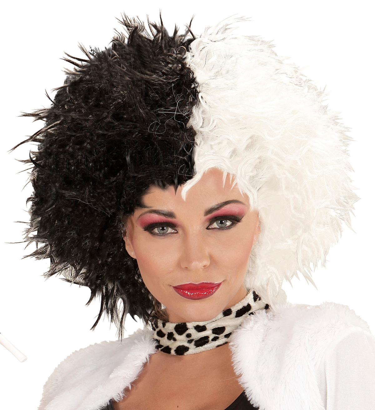 Parrucca Demonia Accessori per Abito Vestito Travestimento Carnevale - 93320