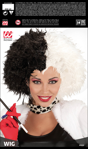 Parrucca Demonia Accessori per Abito Vestito Travestimento Carnevale - 93320