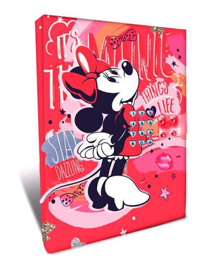 Diario Segreto Minnie Mouse DISNEY Combinazione Elettronica Bambina - Wd21497