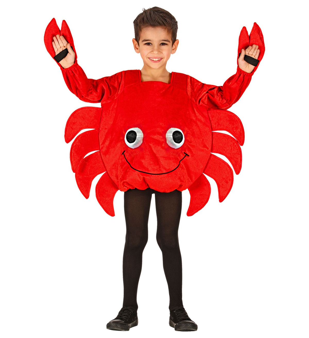Costume Vestito Abito Travestimento Carnevale Granchio Costume 2/5 Anni - 0162