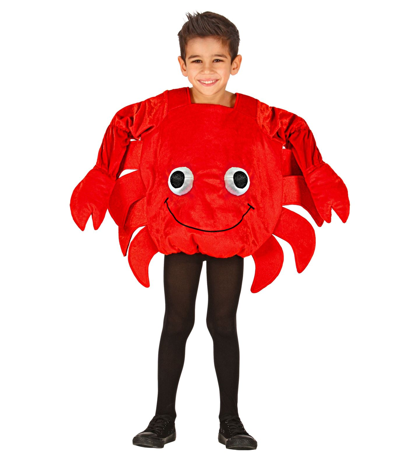 Costume Vestito Abito Travestimento Carnevale Granchio Costume 2/5 Anni - 0162