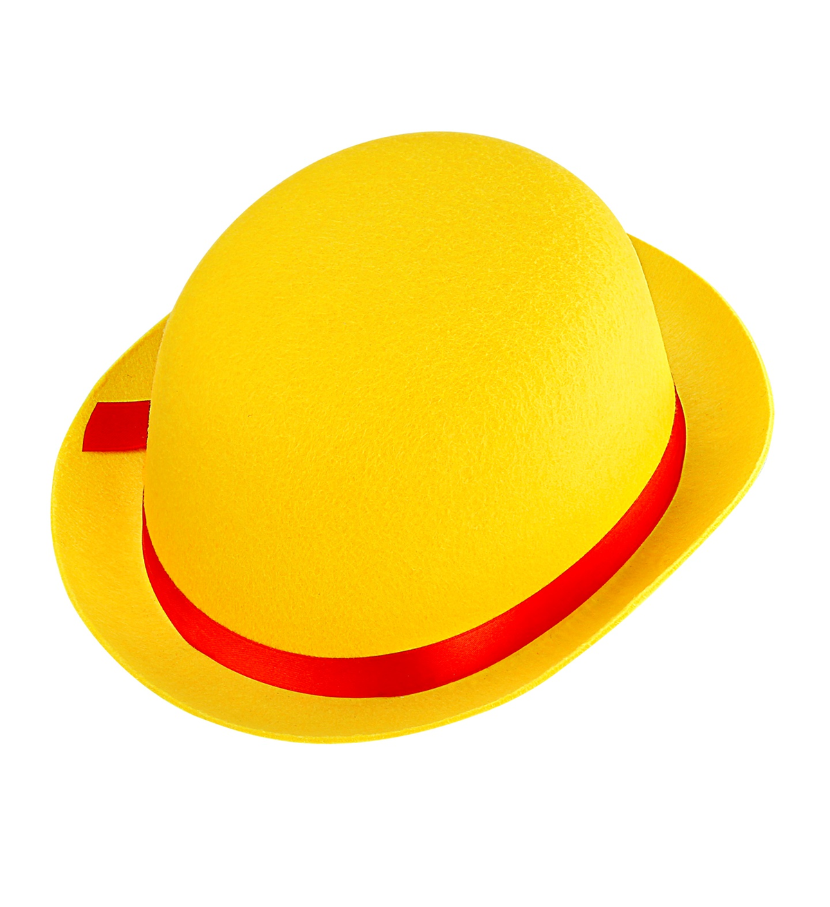 Bombetta Gialla Clown Cappello in Feltro Accessri Abito Vestito Carnevale Bambino - 32632