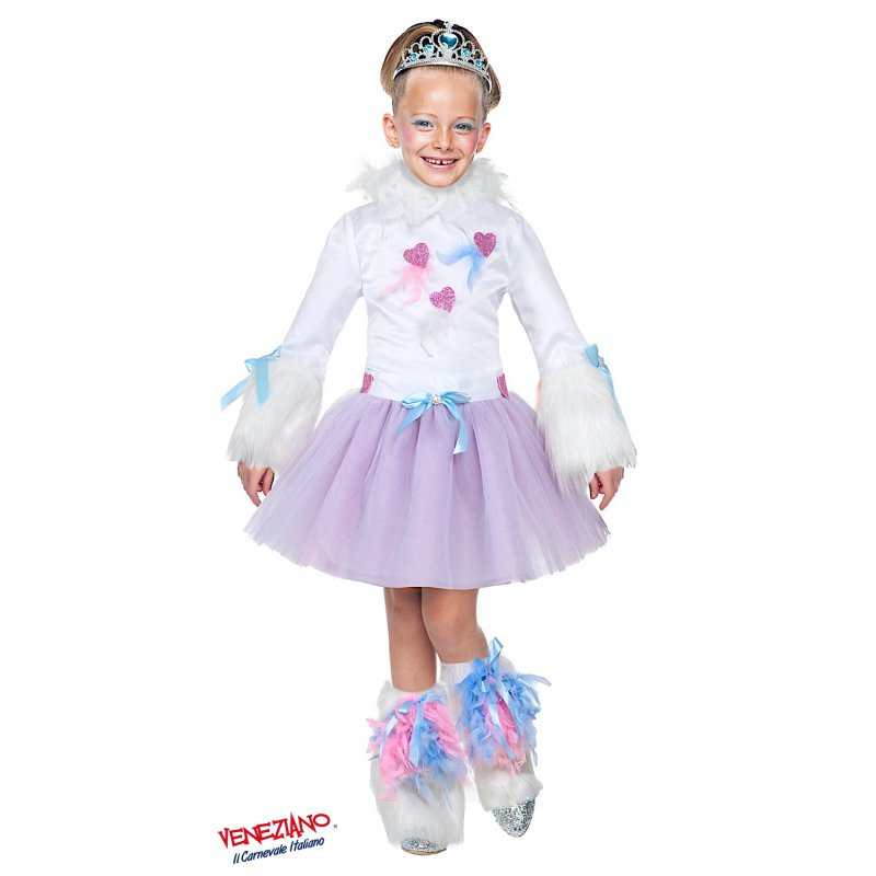 Costume Vestito Abito Travestimento Carnevale Bambina Principessa Unicorno 54203