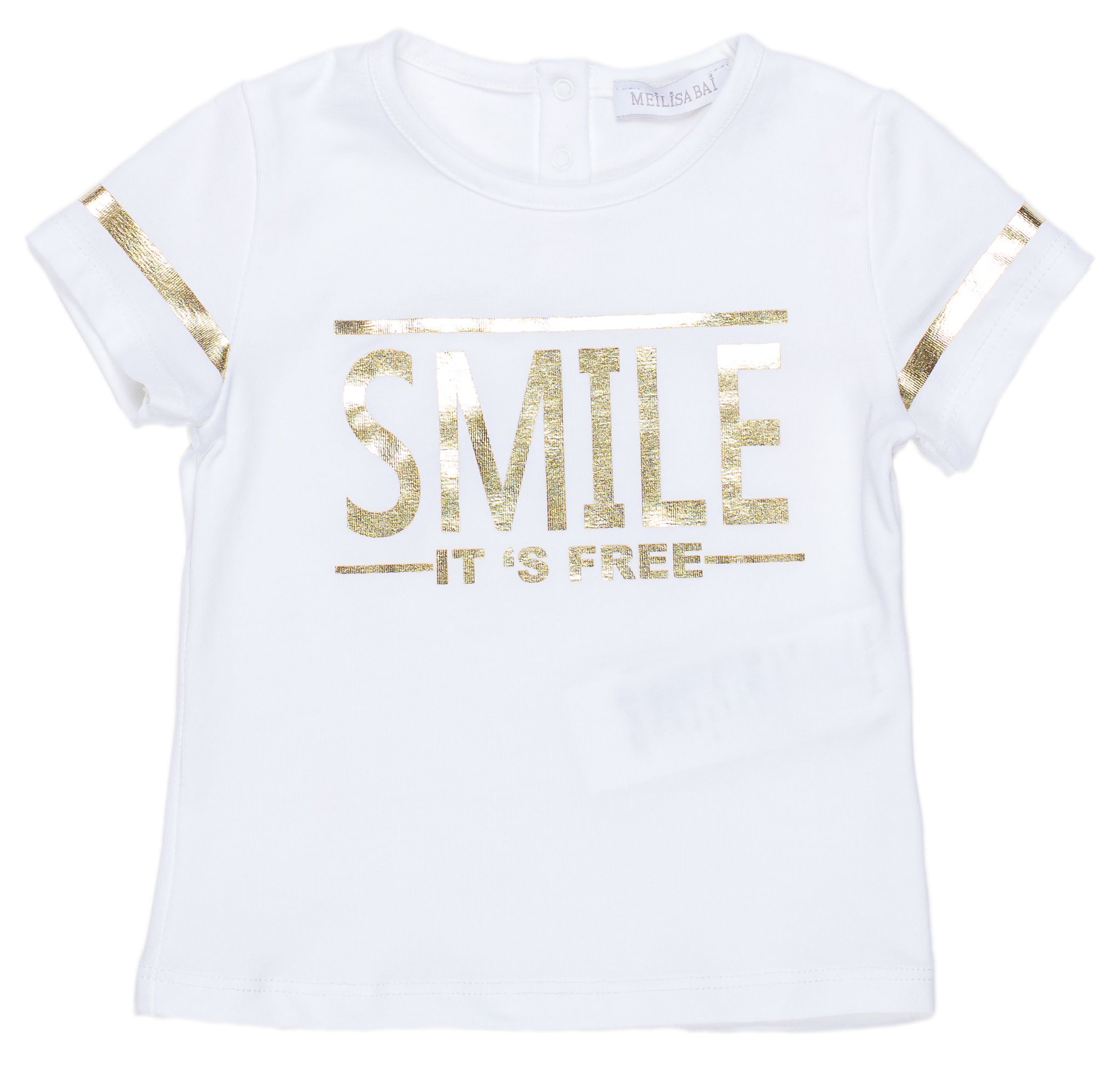 T-Shirt M.c. Neonata Meilisa Bai Bambina Taglie 9/36 Mesi - Fl3785
